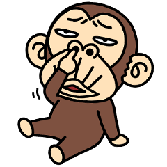 イラッとお猿さん★よく使う言葉