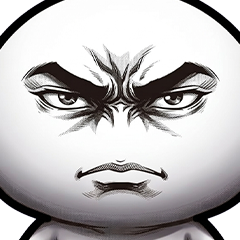 劇画風まんまるくん