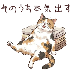 無気力にゃんこ.