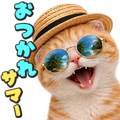 飛び出す❤️猫猫猫の夏
