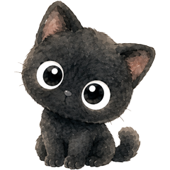 毎日つかえる♪黒猫くるる
