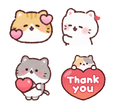 ふんわりにゃんこ❤️動く絵文字