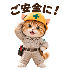現場猫のほっこり仕事連絡
