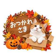 猫の秋・ハロウィン